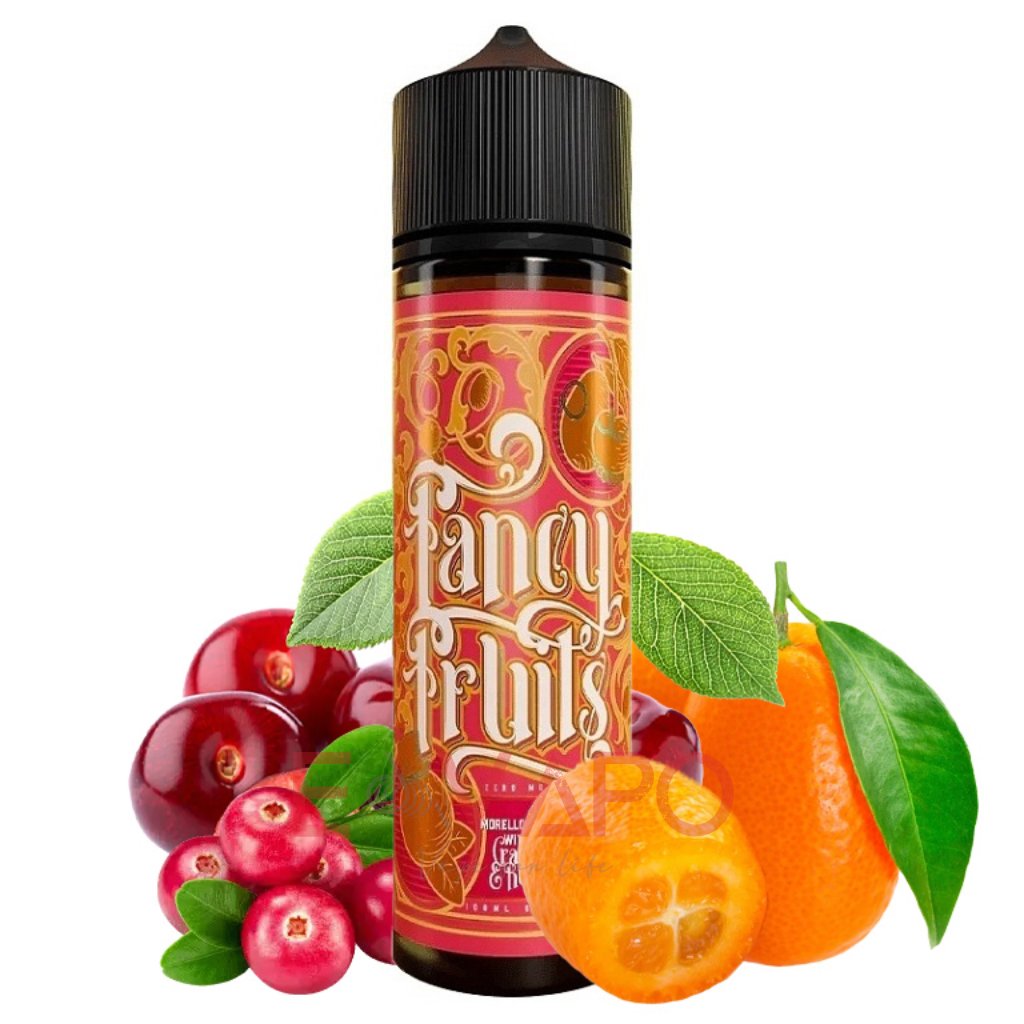 fancy fruit shake and vape 10ml morello cherry with cranberry and kumquat