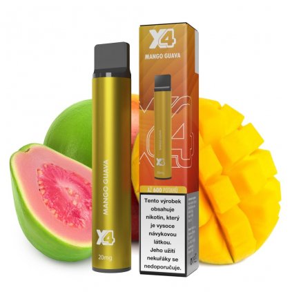 X4 Bar Mango a guava Mango guava Jednorázová ecigareta