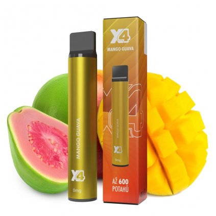 X4 Bar Zero Mango a guava Mango guava Jednorázová ecigareta