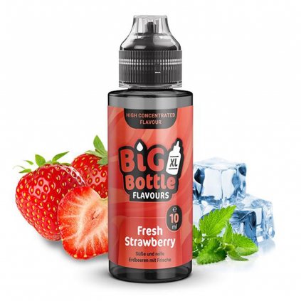 Příchuť Big Bottle Fresh Strawberry (chladivá jahoda)