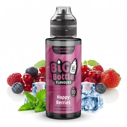 Příchuť Big Bottle Happy Berries (Chladivé lesní plody)