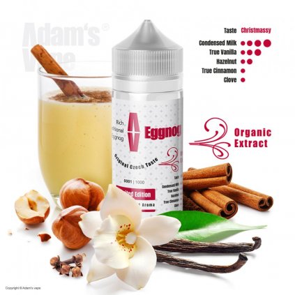 Adams Vape - Eggnog - Vaječný likér