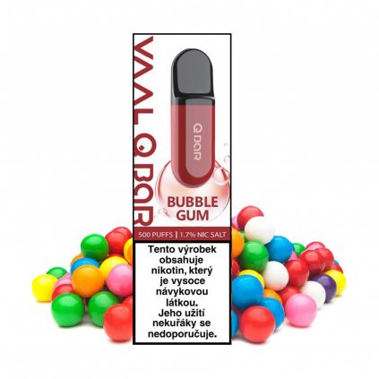 Vaal Q Bar jednorázová cigareta Bubble Gum (žvýkačka)