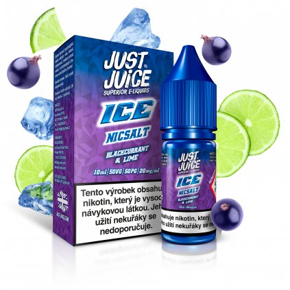 Just Juice Salt Ice Blackcurrant & Lime 20mg