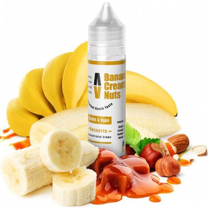 Příchuť Adam´s Vape Banana Cream nuts