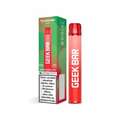 Geek Bar 600 Watermelon jednorázová cigareta 20mg