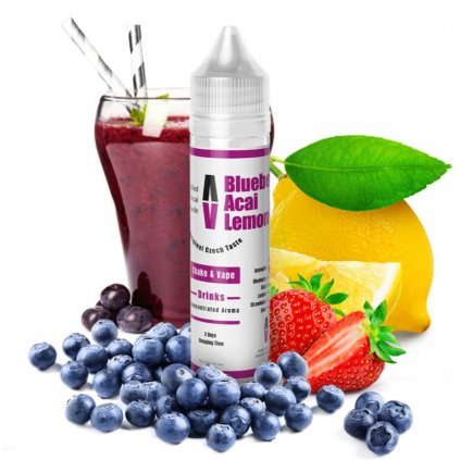 Příchuť Adam´s Vape Blueberry Acai Lemon