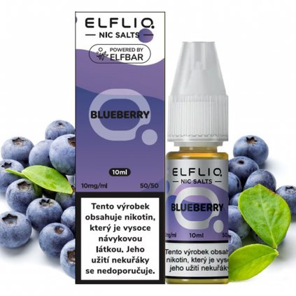 e liquid ELFLIQ Nic Salts Blueberry 10mg 10ml