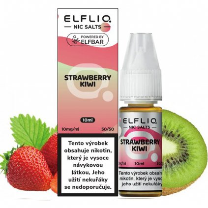 e liquid ELFLIQ Nic Salts Strawberry Kiwi 10mg 10ml