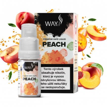 e liquid Way To Vape Peach (broskev)