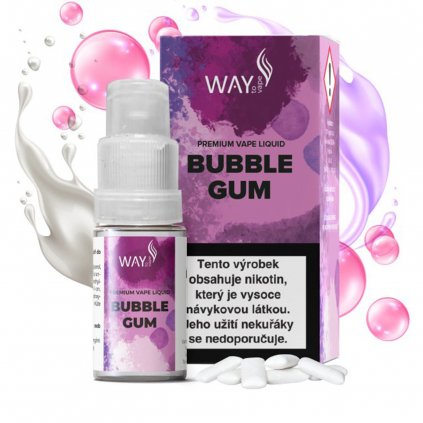 e liquid Way To Vape Bubble Gum (žvýkačka)