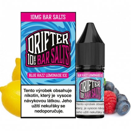e Liquid Drifter Salts Blue Razz Lemonade Ice (chladivá limonáda z lesního ovoce) 10ml 10mg
