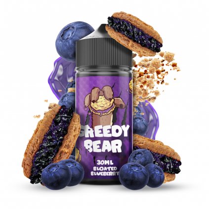 Příchuť Greedy Bear S&V Bloated Blueberry (borůvkové sušenky) 30ml