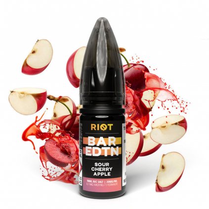 e Liquid Riot Sqad Salt Sour Cherry Apple (kyselé jablko s třešní) 10ml