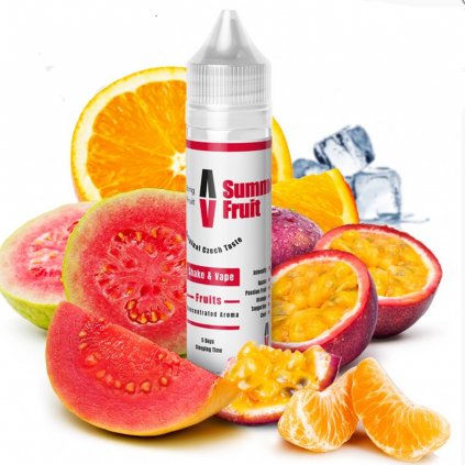 Příchuť Adam´s Vape Summer Fruit (mandarinka, žlutý meloun, pomeranč a led) 20ml