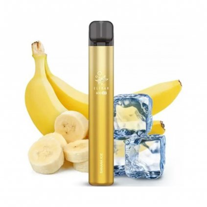 Elf Bar 600 V2 Banana Ice (banán s mentolem) 20mg