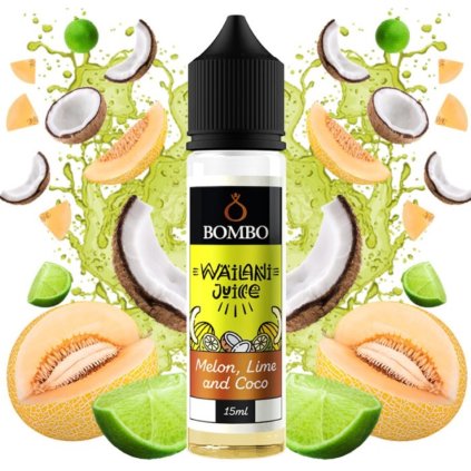 Příchuť Bombo Wailani Juice Melon lime and Coco 15ml