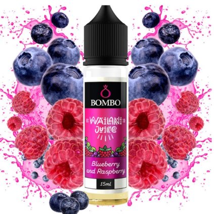 Příchuť Bombo Wailani Juice Blueberry Raspberry 15ml