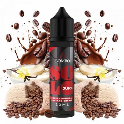 Příchuť SNV Bombo Solo Juice Coffee Vanilla Custard Cream 20ml