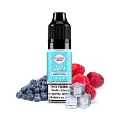 Liquid Dinner Lady Nic SALT Blueberry Menthol 10ml 20mg