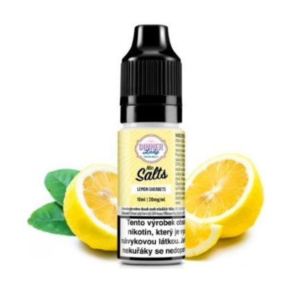 Liquid Dinner Lady Nic SALT Lemon Sherbets 10ml 20mg