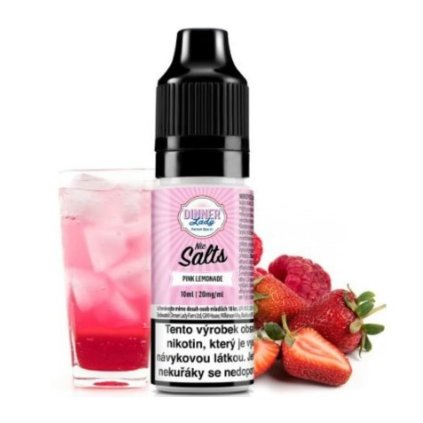 Liquid Dinner Lady Nic SALT Pink Lemonade 10ml 20mg