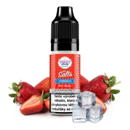 Liquid Dinner Lady Nic SALT Strawberry Ice 10ml 20mg