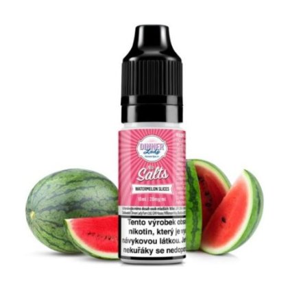 Liquid Dinner Lady Nic SALT Watermelon Slices 10ml 20mg