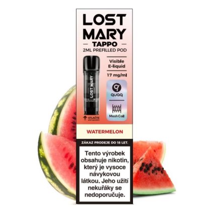 Lost Marry Tappo náhradní cartridge Watermelon (vodní meloun) 17mg