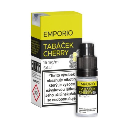 Liquid Emporio Salt Tabacek Cherry 10ml 16mg
