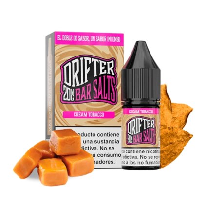 Juice Sauz Drifter Bar Salts Cream Tobacco 10ml