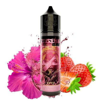 265607 ditto jahoda hibiscus zeus juice s cerstvymi jahodami a ruzovym kvetem hibiscu v ruzovem designu