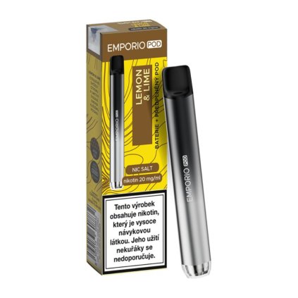 emporio pod elektronicka cigareta 500mah lemon lime 20mg.png