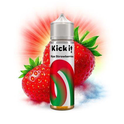 Příchuť KickIt Ripe Strawberries