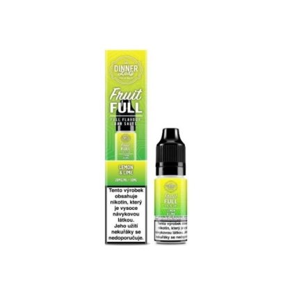 liquid dinner lady bar salts fruit full lemon and lime 10ml 20mg