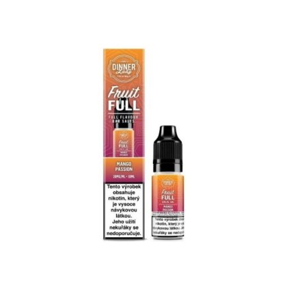 liquid dinner lady bar salts fruit full mango passion 10ml 20mg