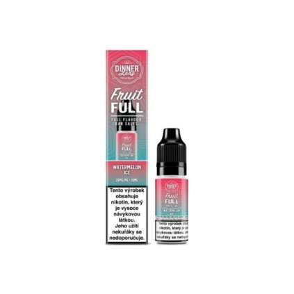 liquid dinner lady bar salts fruit full watermelon ice 10ml 20mg