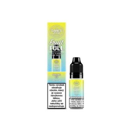 liquid dinner lady bar salts fruit full banana ice 10ml 20mg