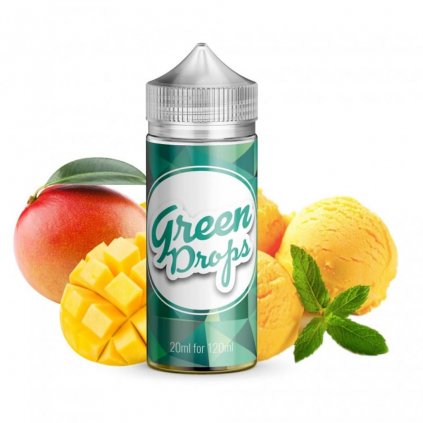 Příchuť Infamous Drops S&V - Green Drops (Mango, zmrzlina a máta) 20ml