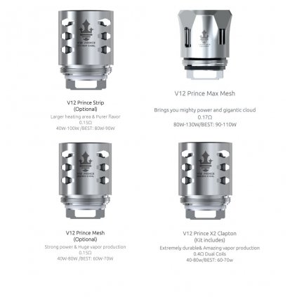 Smoktech - TFV12 Prince žhavící hlavy