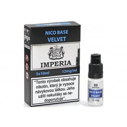 Nikotinová báze Imperia Velvet - 80VG/20PG - 12mg