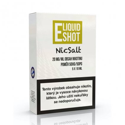 Nikotinová SALT báze E-Liquid Shot NicSalt - 50VG/50PG - 20mg