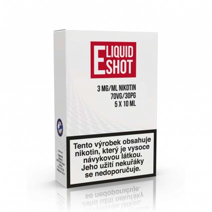 Nikotinová báze E-Liquid Shot (70VG/30PG) : 5x10ml / 3mg
