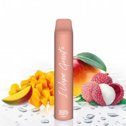 IVG Bar Plus - Mango a liči - Mango Lychee - Jednorázová cigareta 