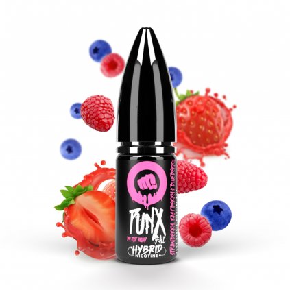 Riot Squad Salt - Strawberry Raspberry Blueberry (Jahoda, malina a borůvka)