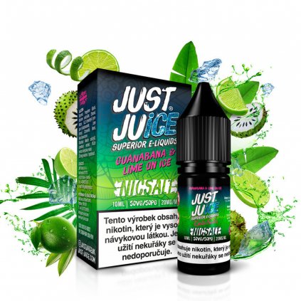 Just Juice Salt - Guanabana & Lime On Ice 10 ml 20mg