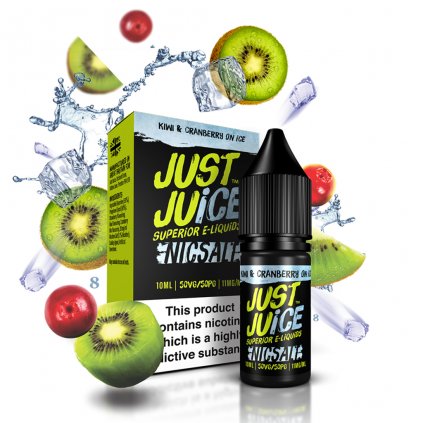 Just Juice Salt - Kiwi & Cranberry On Ice 10 ml 20mg