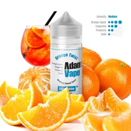 Příchuť Adam's Vape S&V - Orange Twist / Pomerančovo mandarinkový likér 20ml