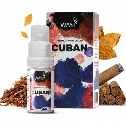 Liquid Way to Vape - Cuban - Silný doutníkový tabák 