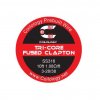 Coilology - Tri-Core Fused Clapton SS316L (3*28GA/38GA ) 3,04m - Nerezový odporový drát